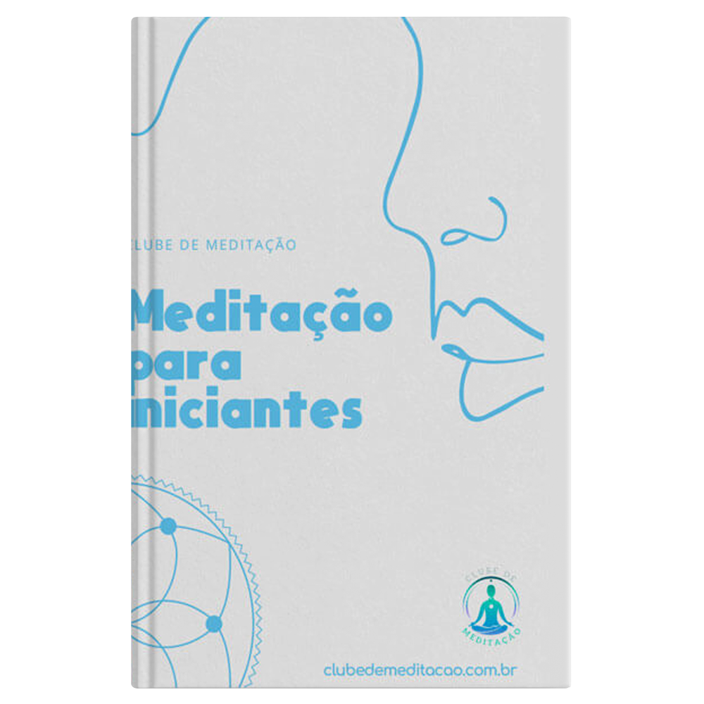 capa de um ebook de meditacao para iniciantes